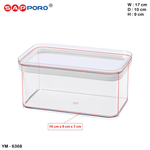 [EZO.6800105] SAPPORO DALE - Toples Makanan | Food Container