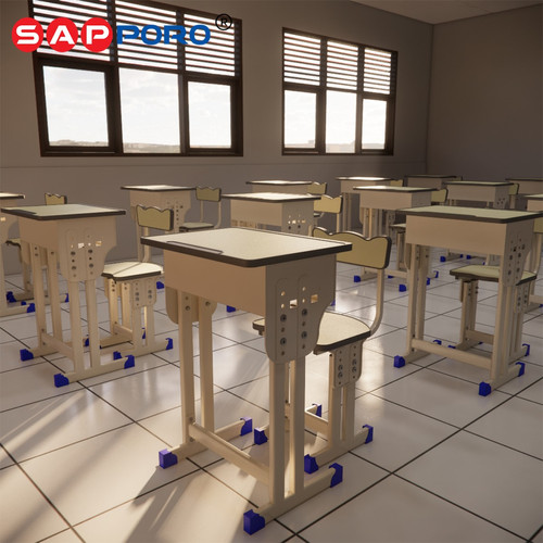 [EZO.6800143] SAPPORO EMMEN - School Set | Bangku Sekolah Set
