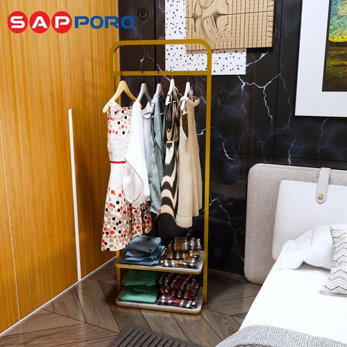 [EZO.6800158] SAPPORO AURE - Rak Pakaian | Lemari Pakaian Gantung | Wardrobe Cabinet Besi Furniture Marmer