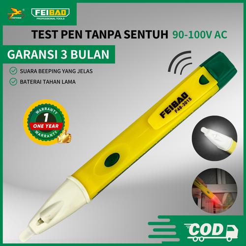 [EZO.6800014] Feibao Testpen Tanpa Sentuh Bersuara 1000V / Non-Contact Testpen / AC Voltage / 90-100V / F48-3015
