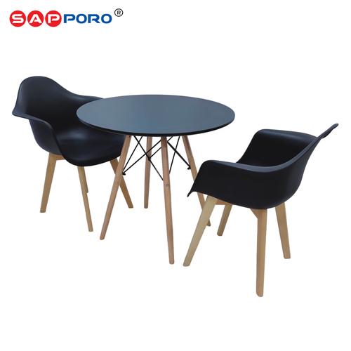 [EZO.6800206] SAPPORO BILYANA - Meja Makan Set | Meja Food Court Set Cafe Furniture