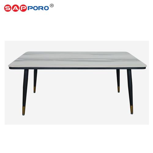 [EZO.6800211] SAPPORO MORETTI LONG - Meja Makan Marmer | Dining Table