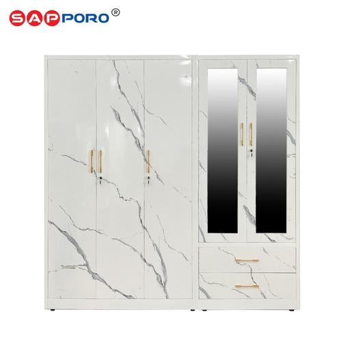 [EZO.6800222] SAPPORO CESENA - Lemari Pakaian Besi 5 Pintu Brankas Digital
