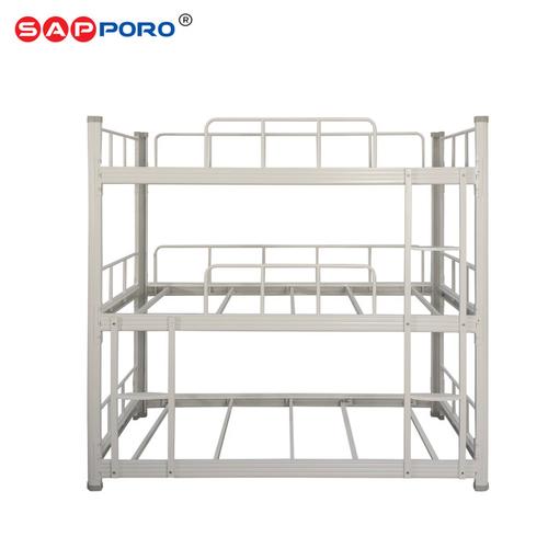 [EZO.6800239] SAPPORO ARIDA - Ranjang Susun Besi 3 Tingkat | Divan Susun 3 Tingkat