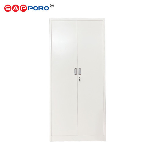 [EZO.6800248] SAPPORO ANCONA - Lemari Pakaian Besi 2 Pintu | Steel Wardrobe 2 Doors