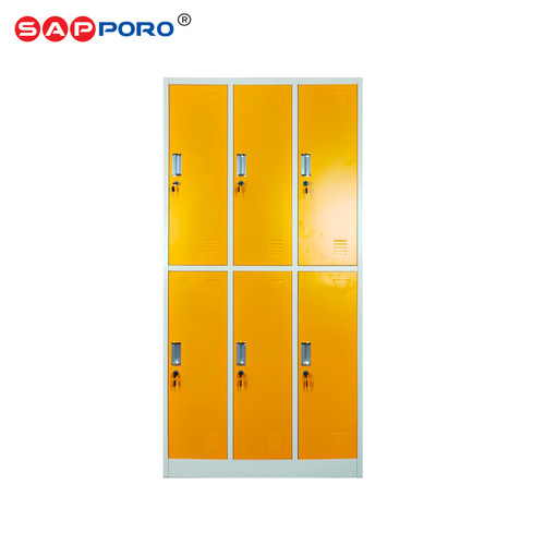 [EZO.6800249] SAPPORO ESSEN 6 - Loker Besi 6 Pintu | Steel Locker 6 Doors