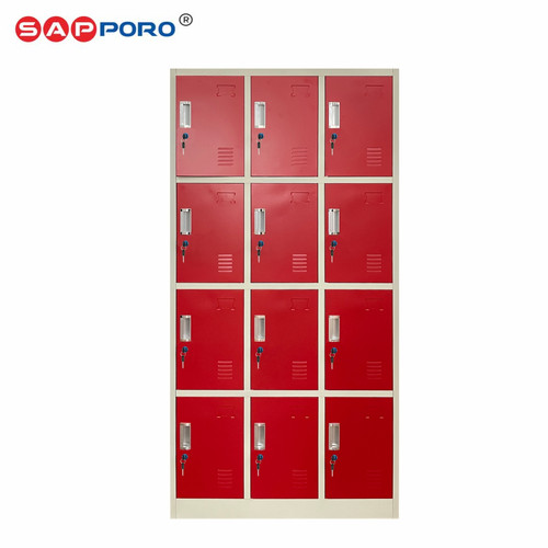 [EZO.6800266] SAPPORO KOLN 12 - Loker Besi 12 Pintu | Steel Locker 12 Doors