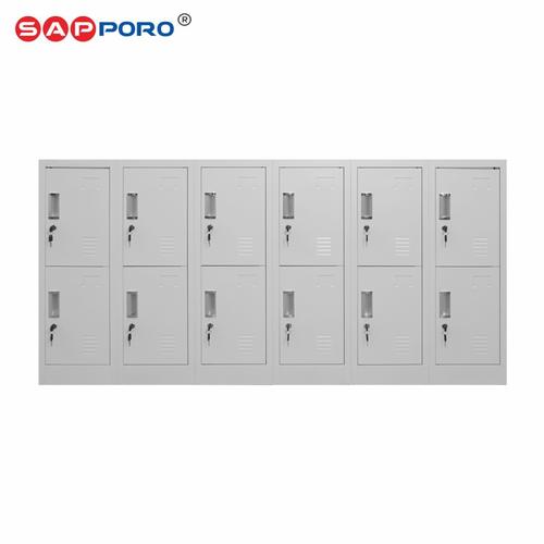 [EZO.6800272] SAPPORO HORISON 12 - Loker Besi 12 Pintu | Locker Horizontal