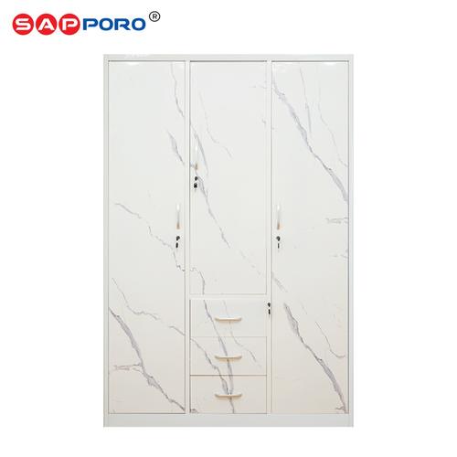 [EZO.6800287] SAPPORO RIMINI - Lemari Pakaian Motif Marmer