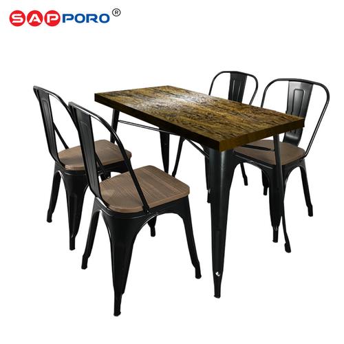 [EZO.6800302] SAPPORO BASQUE - Dining Set / Meja Makan Set