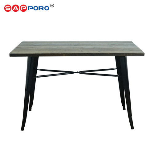 [EZO.6800303] SAPPORO MORABY 120 - Meja Cafe | Meja Tolix | Dining Table