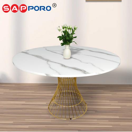 [EZO.6800309] SAPPORO CASORIA - Meja Makan Motif Marmer