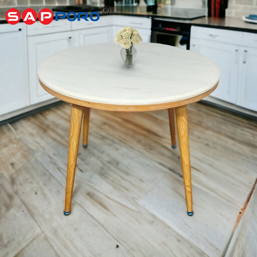 [EZO.6800354] SAPPORO CONDOTTI - Meja Makan Marmer | Dining Table