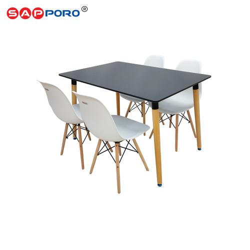 [EZO.6800369] SAPPORO MONA - Meja Makan Set | Dining Set