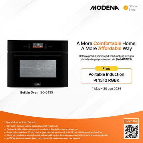 [EZO.3400234] MODENA Built-In Oven - BO 6435