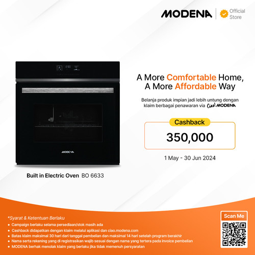 [EZO.3400619] MODENA Built In Electric Oven - BO 6633