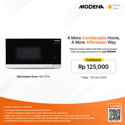 [EZO.3400291] MODENA Microwave Oven - MV 3116