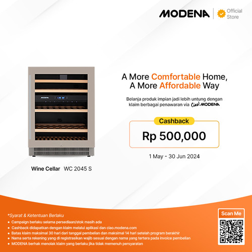 [EZO.3400704] MODENA Wine Cellar - WC 2045 S
