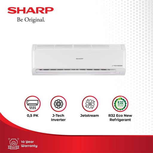 [EZO.3700404] Sharp AC 0.5pk AH-X6BEY Inverter 465 Watt