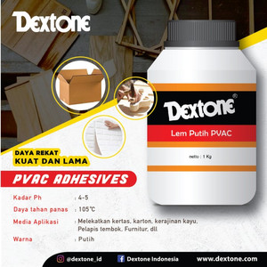 [EZM.7500114] Lem Putih Dextone PVAC 1 Kg