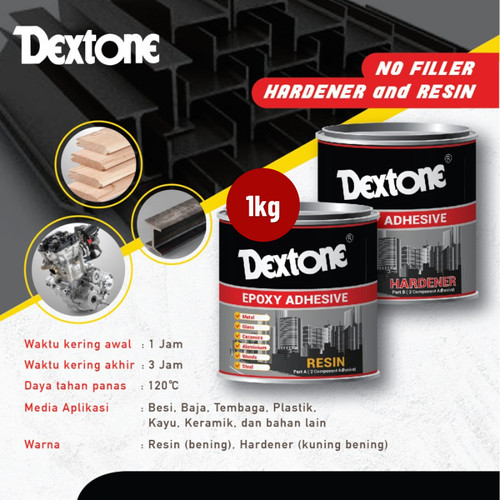 [EZM.7500146] Lem Besi Dextone Hardener & Resin 250 GR