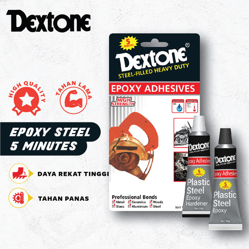 [EZM.7500150] Lem Besi Epoxy 5 Menit Dextone - 48 gr