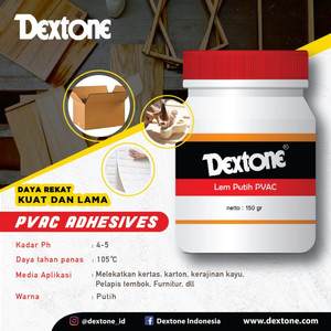 [EZM.7500115] Lem Putih Dextone PVAC 150 Gr