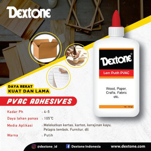 [EZM.7500116] Lem Putih Dextone PVAC 100 Gr