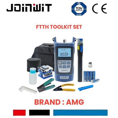 [EZM.4300115] FTTH Tool Kit SET Lengkap OPM VFL Cleaver FO Fiber Optik Toolkit TAS