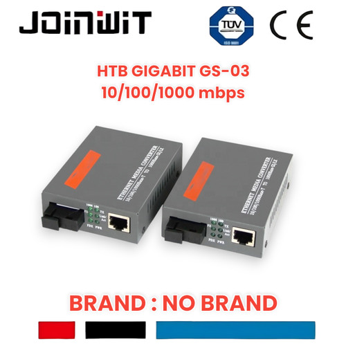 [EZM.4300127] media converter Gigabit GS 03/ 10 100 1000 mbps 1 set A dan B