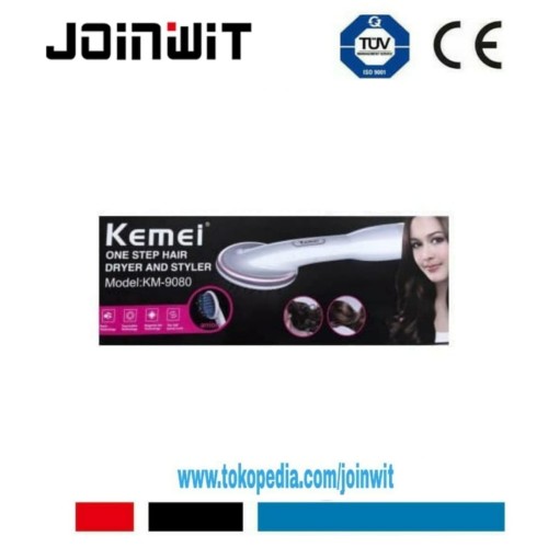 [EZM.4300169] ALAT CUKUR KM-9080 One Step Hair Dryer and Styler