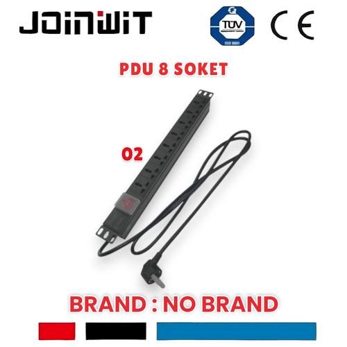 [EZM.4300272] Power distribution outlet 8 soket PDU for rack, wallmount 19"