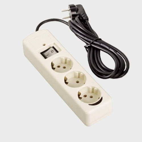 [EZM.7700016] Stop Kontak + Kabel 3M (3 Lubang) (LY-233KB3) (SNI)