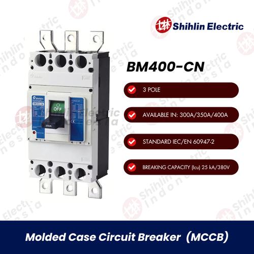[EZM.1050014] MCCB Shihlin BM400-CN (380V 25kA, 220V 35kA) 3P 250A ~ 400A