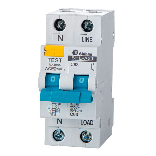 [EZM.1050024] RCBO Shihlin Electric (6kA 30mA) BHL / BHL-A 31C 1P+N