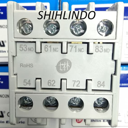 [EZM.1050037] Kontak Bantu depan (2NO2NC) Kontaktor Shihlin Electric AP-22