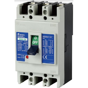 [EZM.1050077] MCCB Shihlin BM60-SN (380V 7,5kA, 220V 10kA) 3P