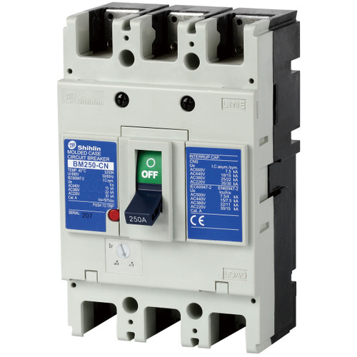 [EZM.1050082] MCCB Shihlin BM250-CN (380V 22kA, 220V 30kA) 3P 125A ~ 250A
