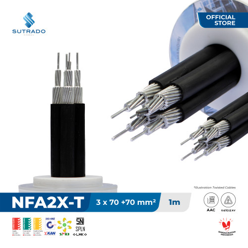 [EZM.7800024] Kabel Listrik NFA2X-T Sutrado Kabel 3x70+70 Sqmm