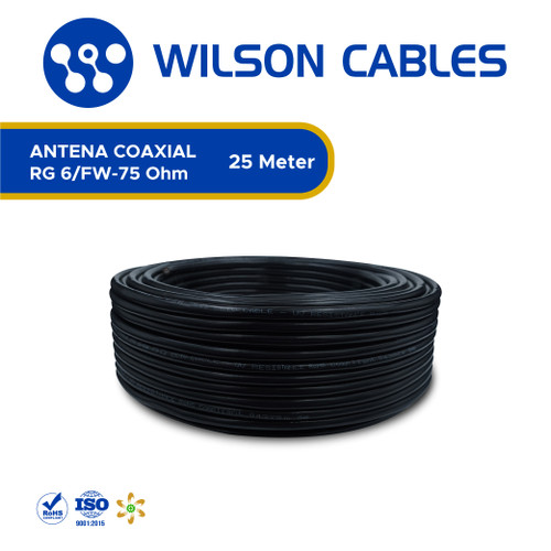[EZM.7900519] Wilson Cables - Kabel CCTV Coaxial RG 6 FW-OHM 75 25 Meter