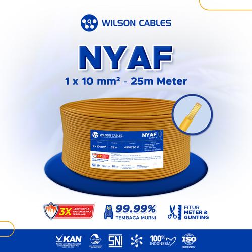 [EZM.7900257] Wilson Cables - NYAF 10 mm² 25 Meter - Kabel Tembaga Serabut