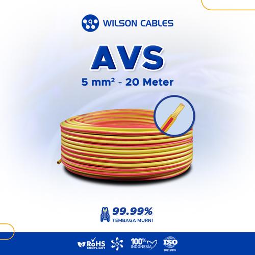 [EZM.7900277] AVS 5 mm2 20 Meter - Kabel Otomotif Wilson Cables