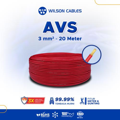 [EZM.7900278] AVS 3 mm2 20 Meter - Kabel Otomotif Wilson Cables