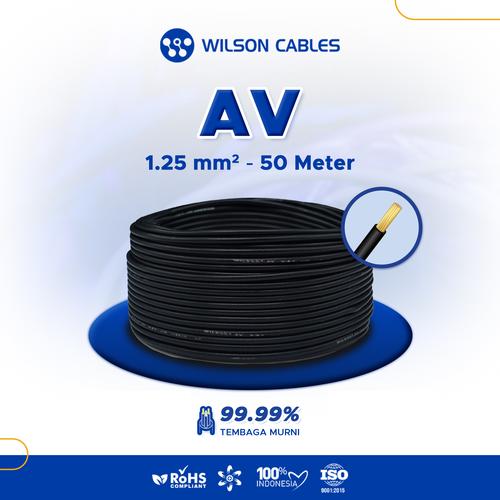 [EZM.7900279] AV 1.25 mm2 50 Meter - Kabel Otomotif Wilson Cables