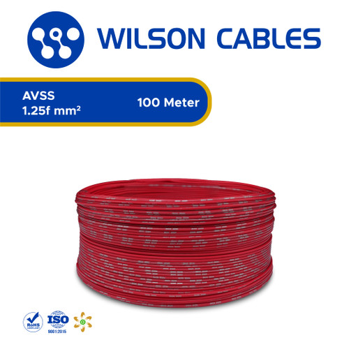 [EZM.7900283] AVSS 1.25 f mm2 100 Meter - Kabel Otomotif Wilson Cables