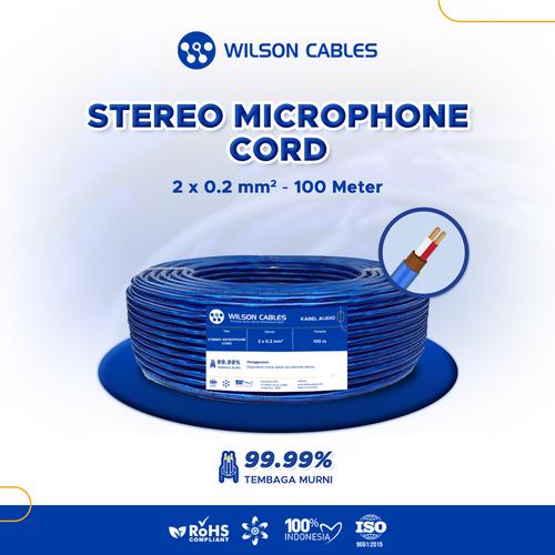 [EZM.7900317] Kabel Microphone 2x0.2 mm2 (20/0.12) 100 Meter - Wilson Cables