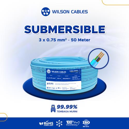 [EZM.7900542] Kabel Pompa NYMHY 3x0.75 mm2 50 Meter Biru - Wilson Cables