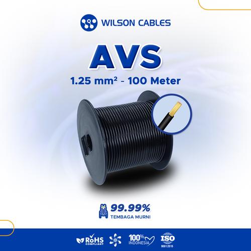 [EZM.7900345] AVS 1.25 mm2 100 Meter - Kabel Otomotif Wilson Cables