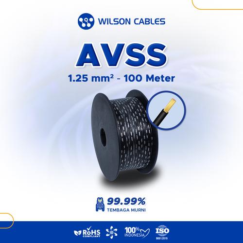 [EZM.7900474] AVSS 1.25 mm2 100 Meter - Kabel Otomotif Wilson Cables