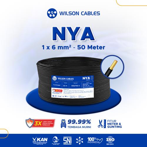 [EZM.7900489] Wilson Cables - NYA 6 mm² 50 Meter - Kabel Tembaga Kawat
